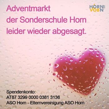 Adventmarkt Sonderschule Horn - Unterstützungsaktion Adventmarkt Sonderschule Horn - Unterstützungsaktion