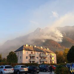 Waldbrand in Hirschwang Waldbrand in Hirschwang