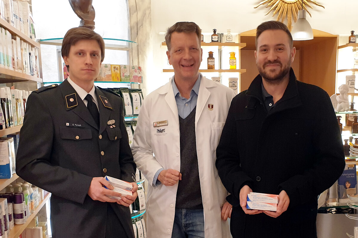 Rotes Kreuz Horn dankt Landschafts-Apotheke Horn