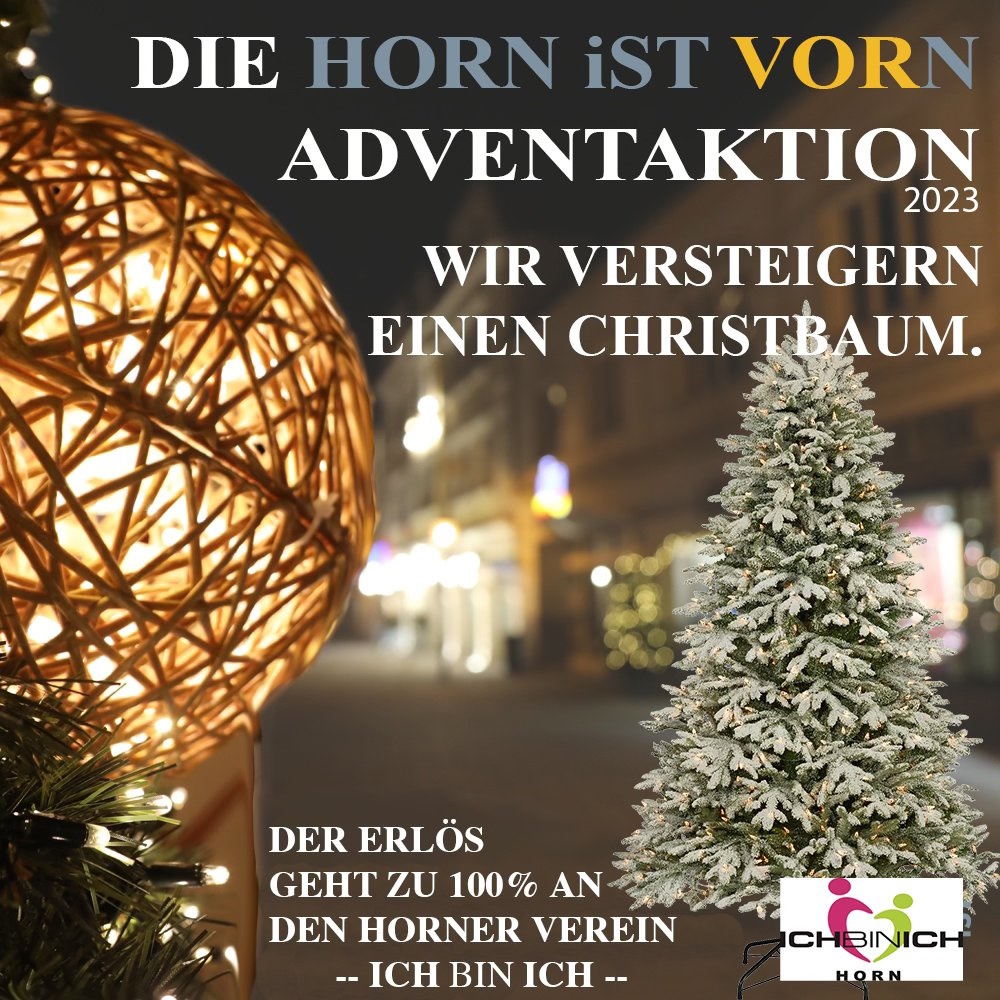 Die HORN iST VORN Christbaum Versteigerung 2023